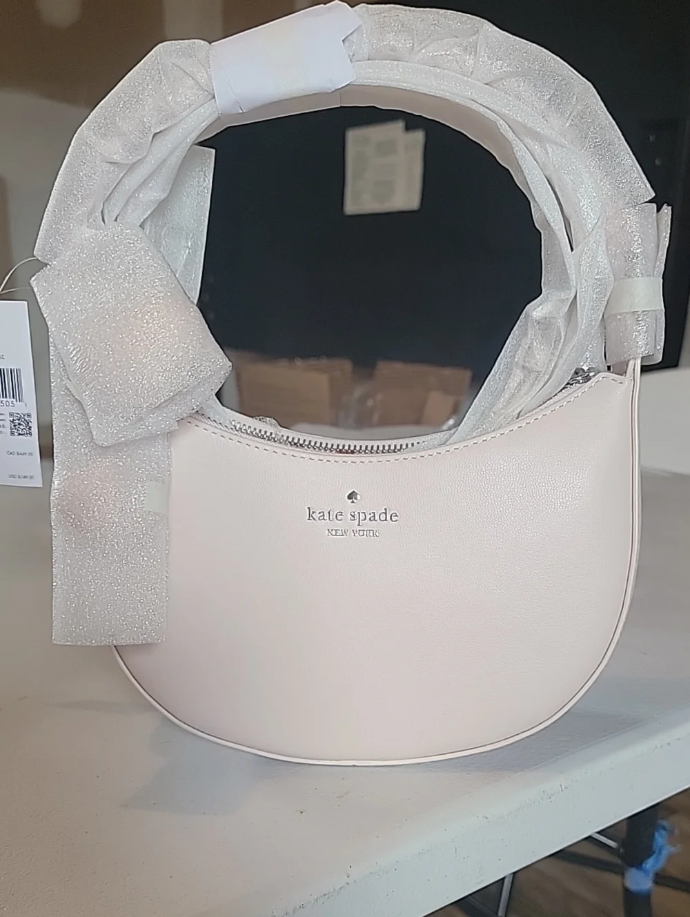 kate spade Nova Braided Strap Shoulder Bag  In Soft Pink New With Tags
